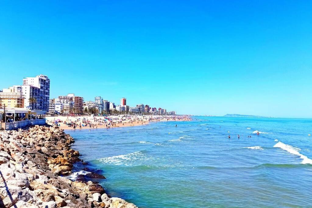 Apartamento, Estudio En La Playa Playa de Gandia ภายนอก รูปภาพ