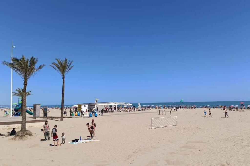 Apartamento, Estudio En La Playa Playa de Gandia ภายนอก รูปภาพ